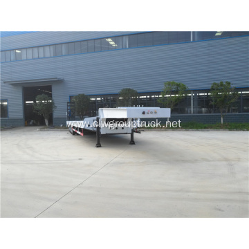 Lowboy FUWA Axle Low Bed Semi Truck Trailer